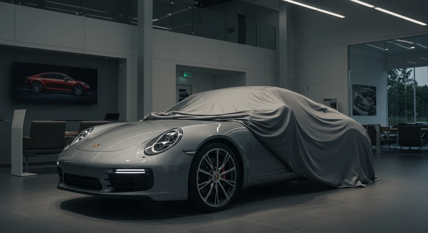 ポルシェ納車シーン