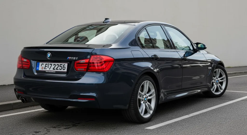 BMW中古車オーナーの満足した様子