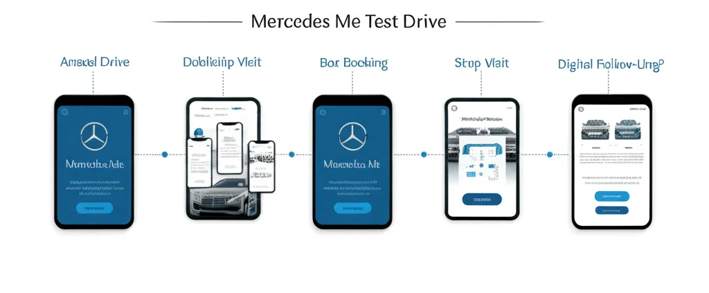 Mercedes meを使った試乗予約の流れ