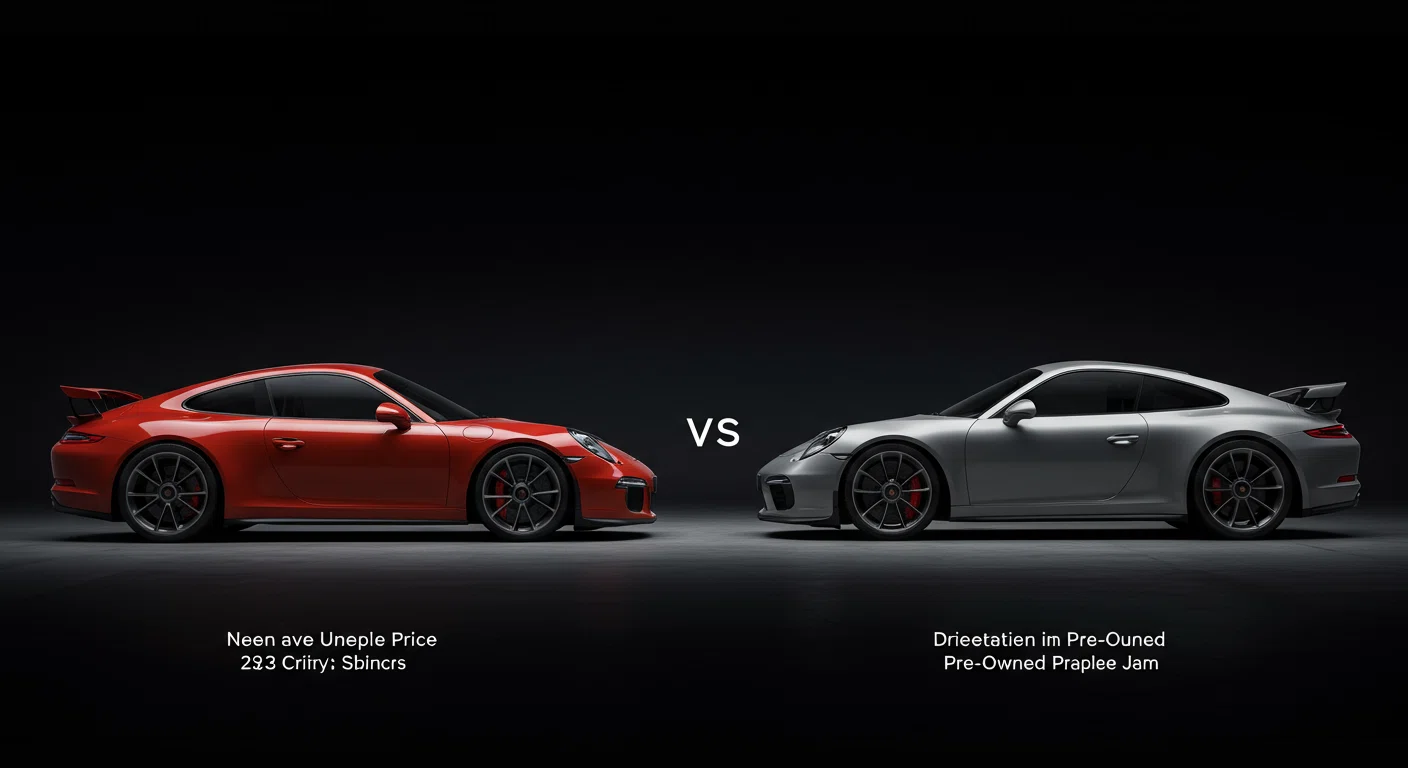 ポルシェ911 GT3の新車価格と中古車価格の比較グラフ