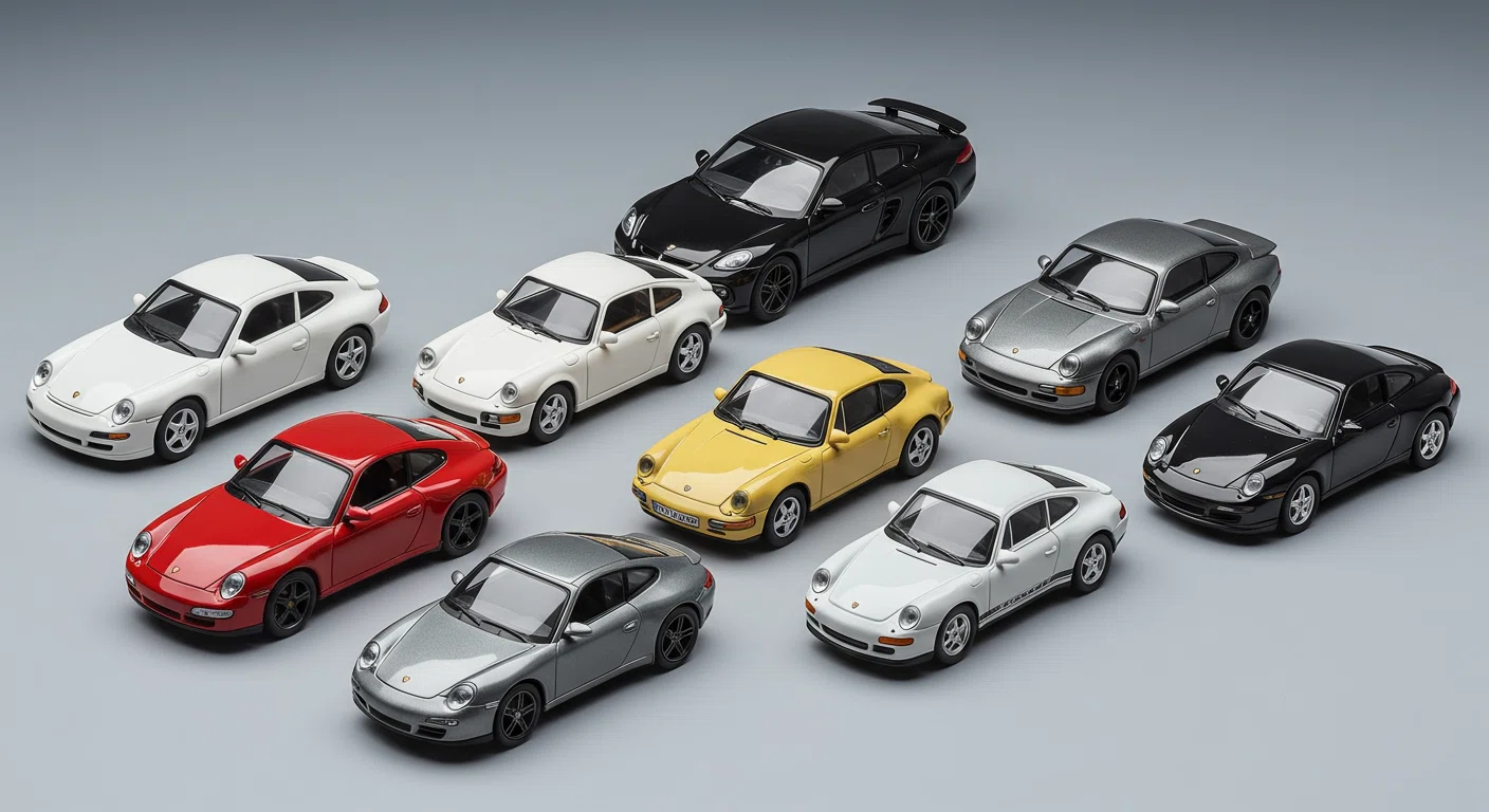 様々なブランドのポルシェミニカー比較