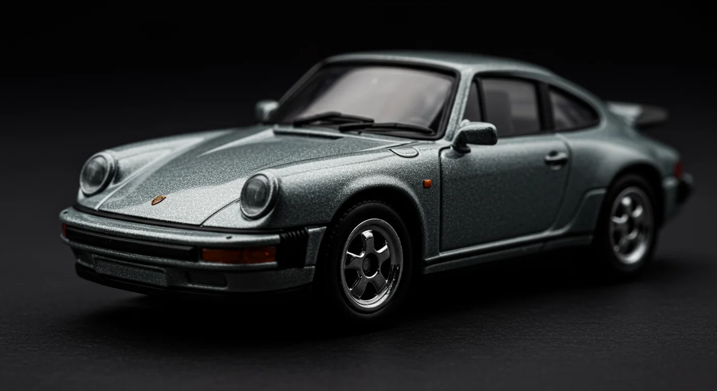 トミカ ポルシェ911カレラの精巧なディテール