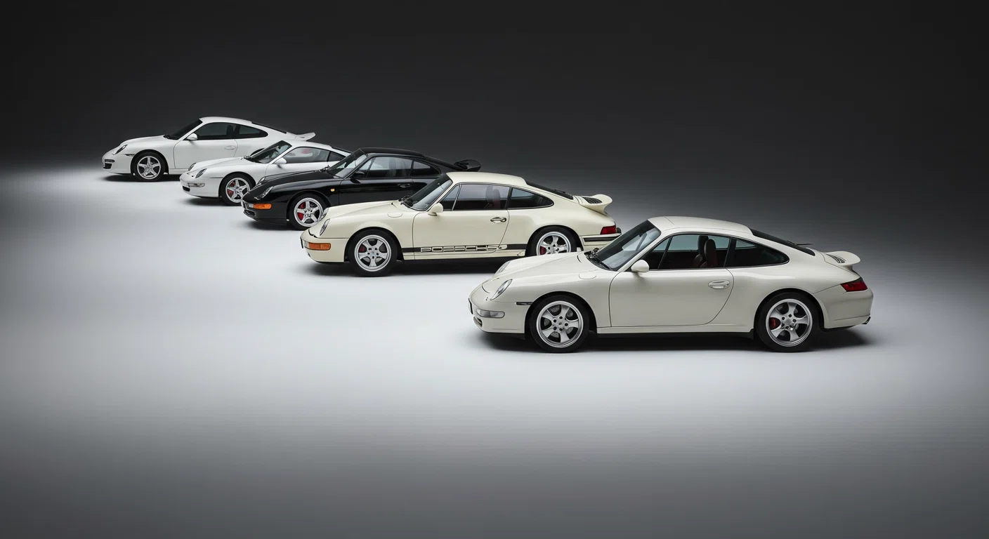 ポルシェ911の歴代モデル進化の様子