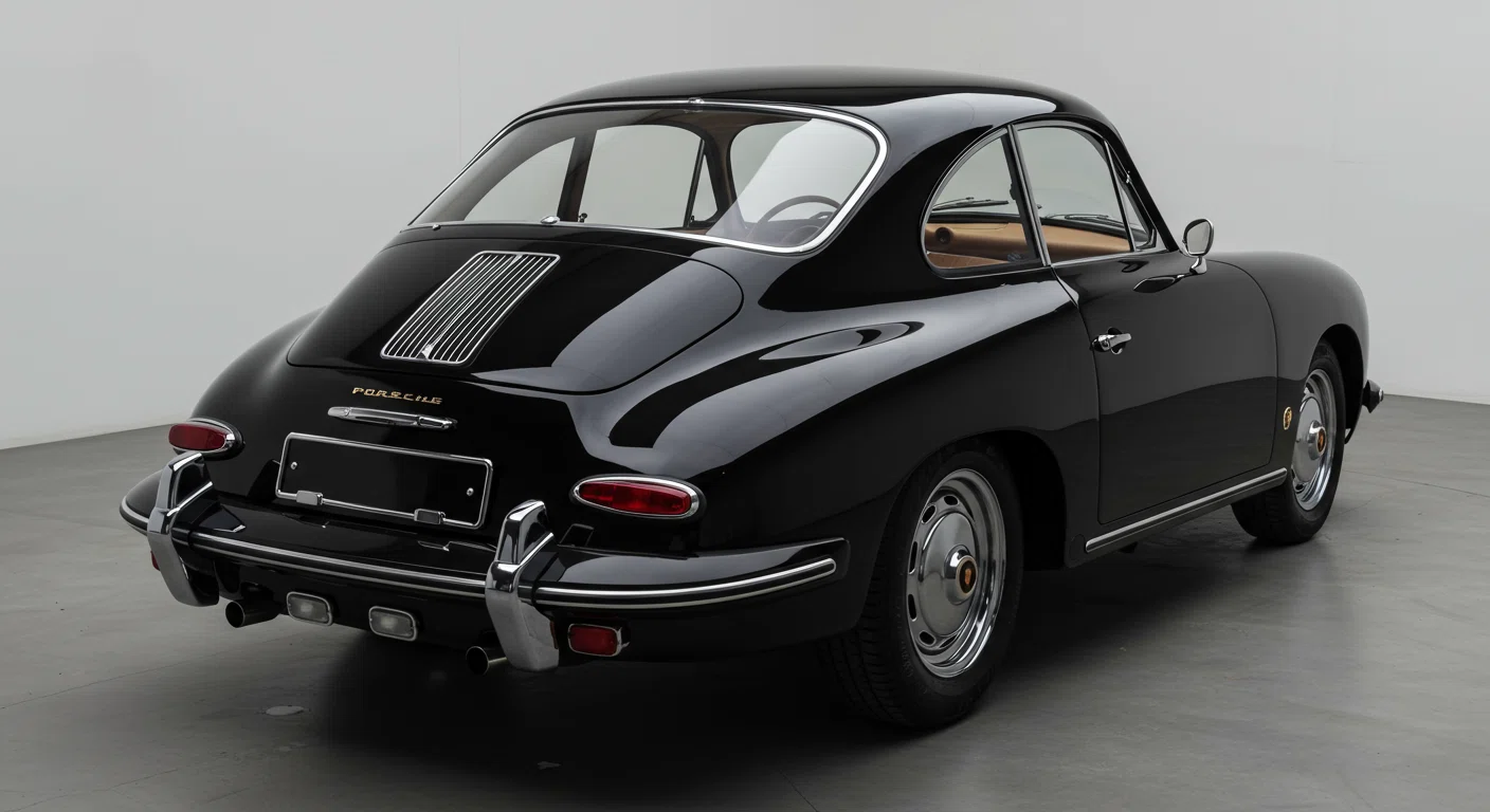 ポルシェ356Aのエレガントなリアビュー,名探偵コナン,ジン,ポルシェ,356A
