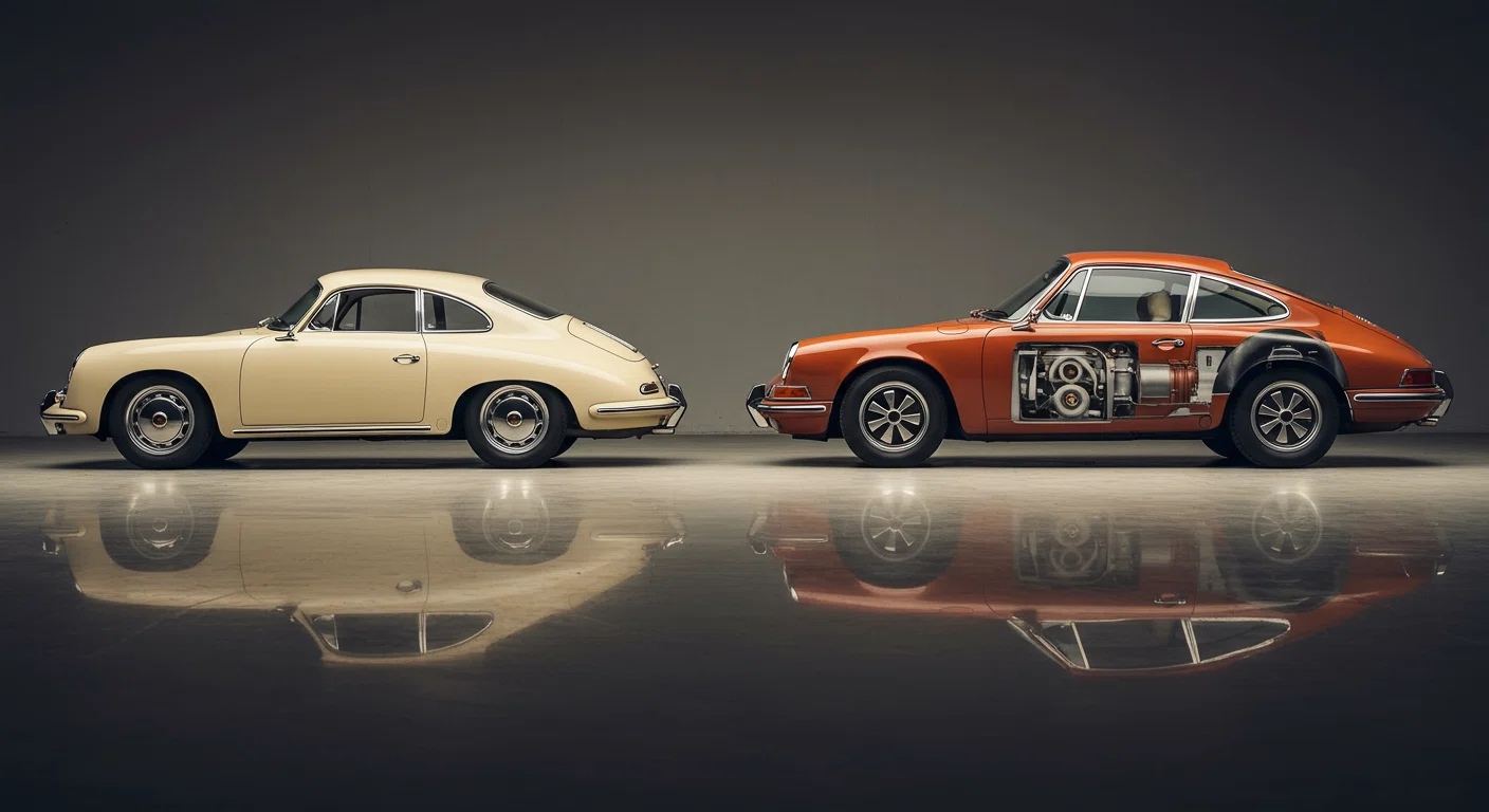 初期のポルシェ356とRR駆動方式の歴史的変遷