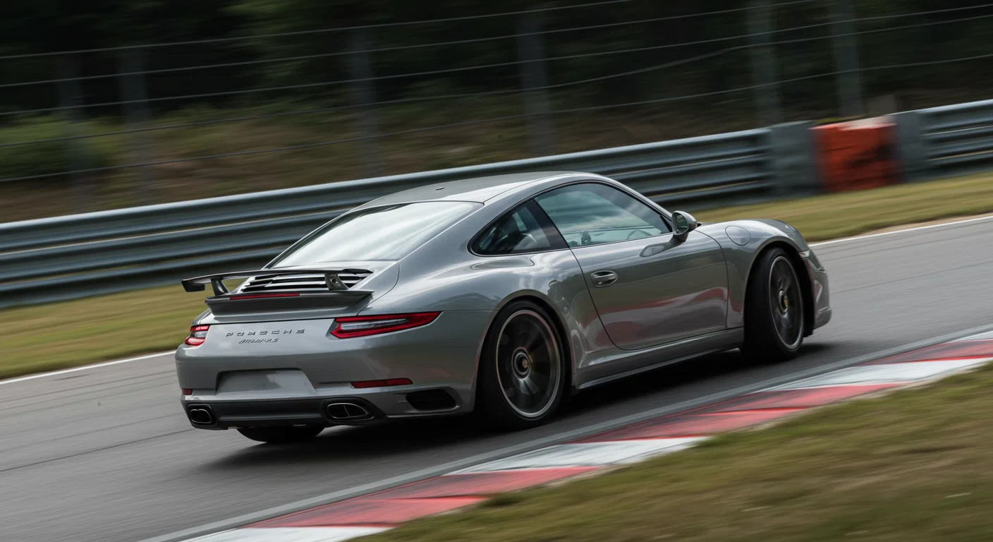 ポルシェ911のRR駆動によるコーナリング特性