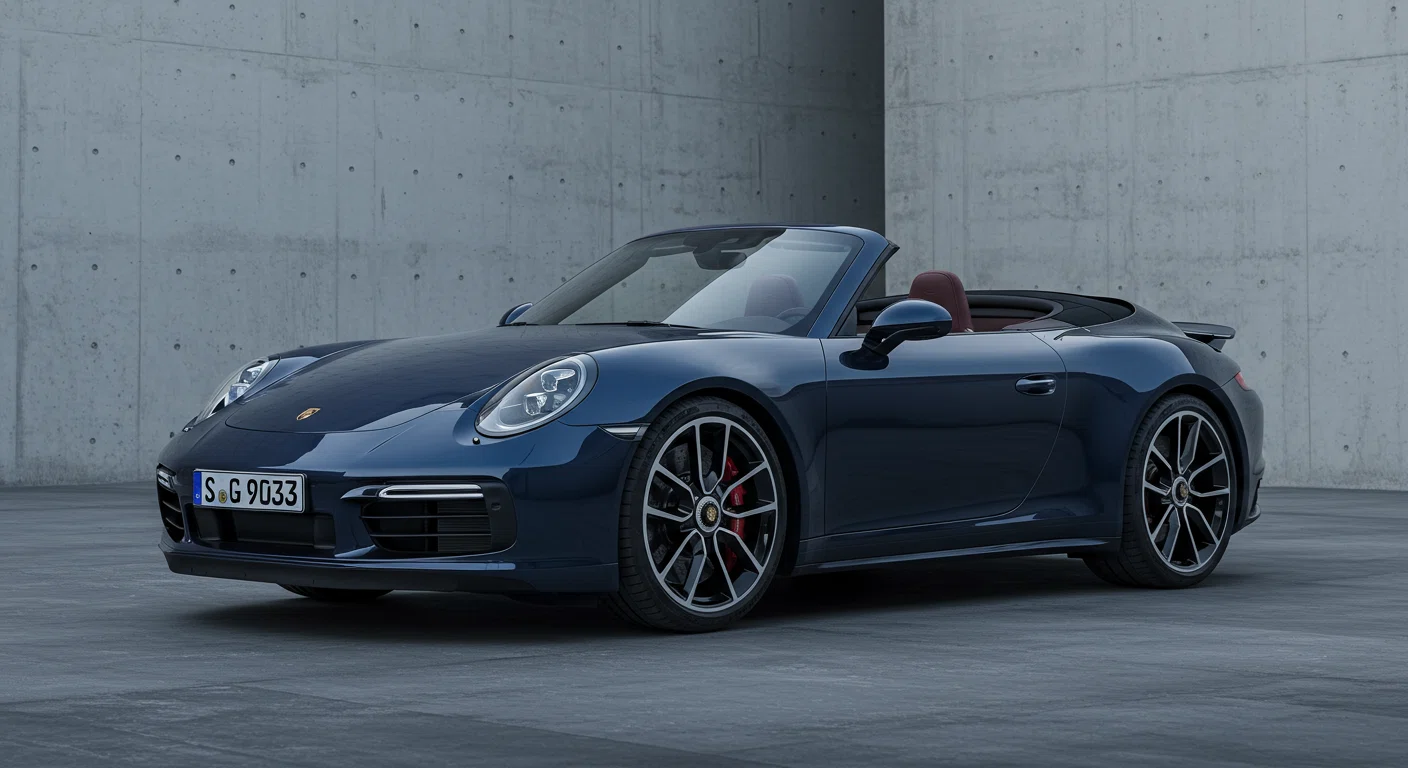 ポルシェ911ターボSカブリオレの外観