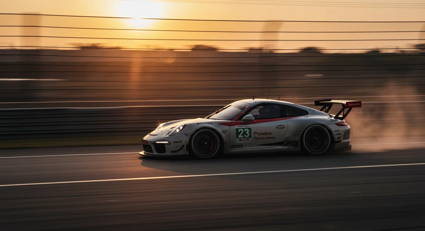 ポルシェ911のレース参戦シーン