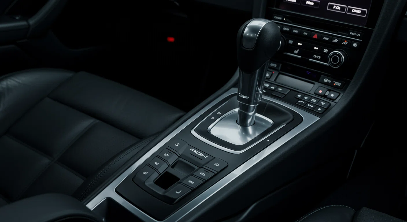 ポルシェ911のPDKシフトレバーとセレクター