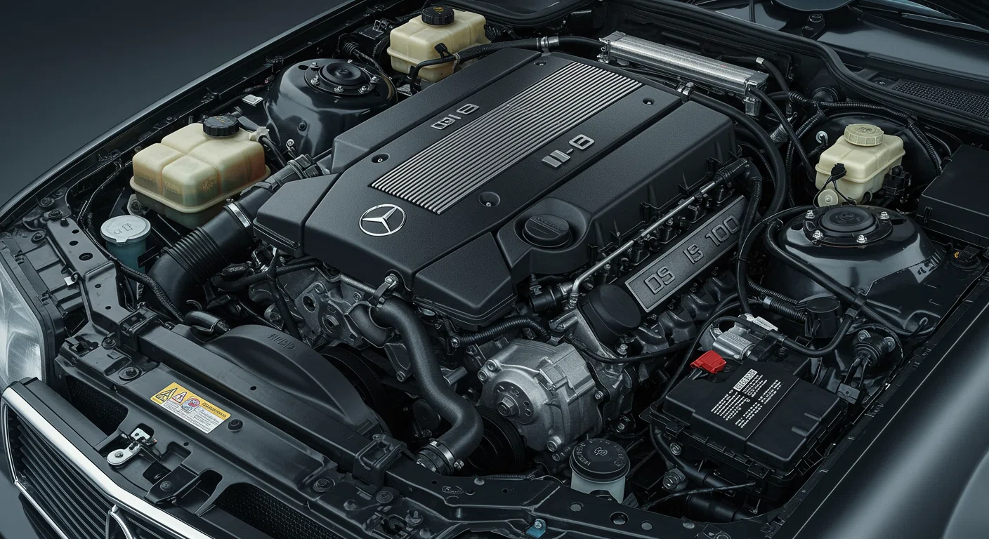 500Eに搭載されたM119型V8エンジン