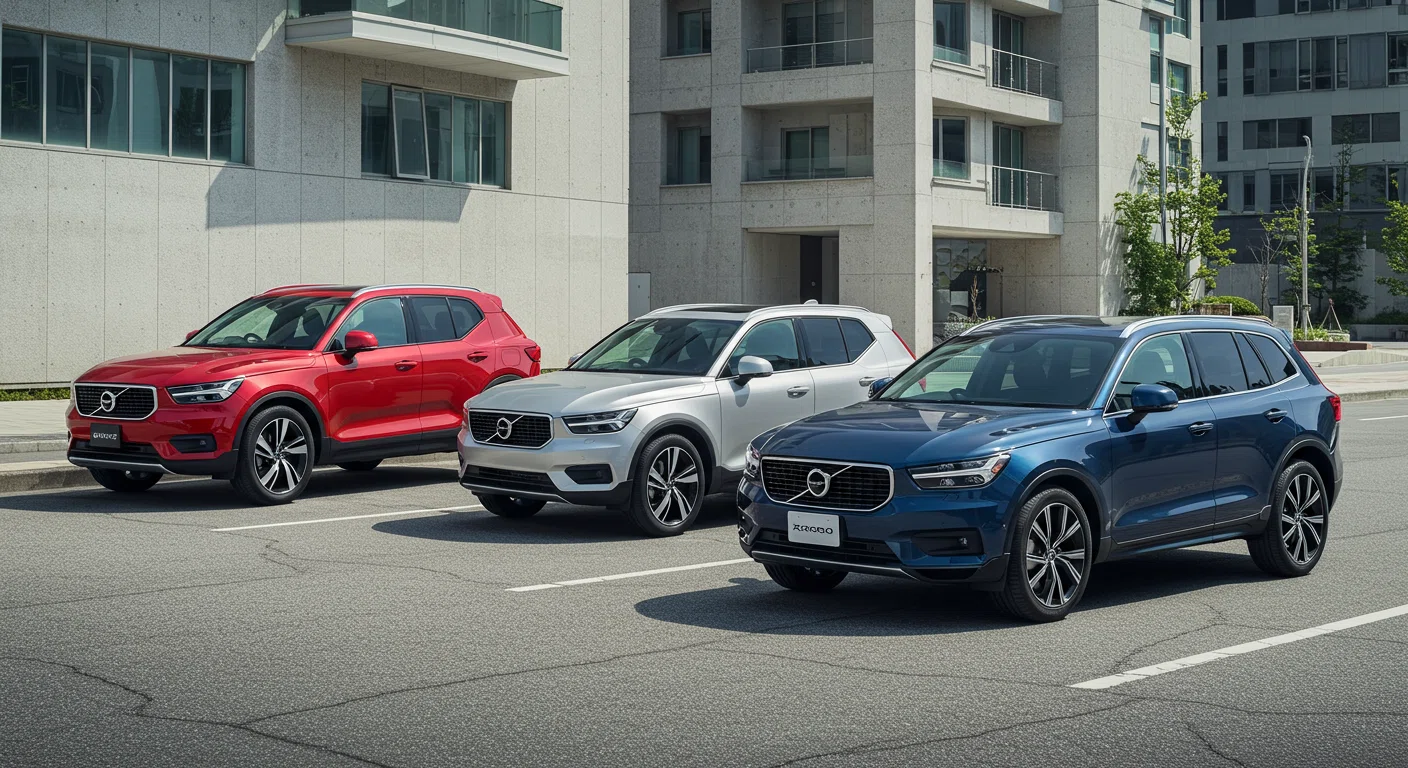 ボルボSUVラインナップ(XC40、XC60、XC90)