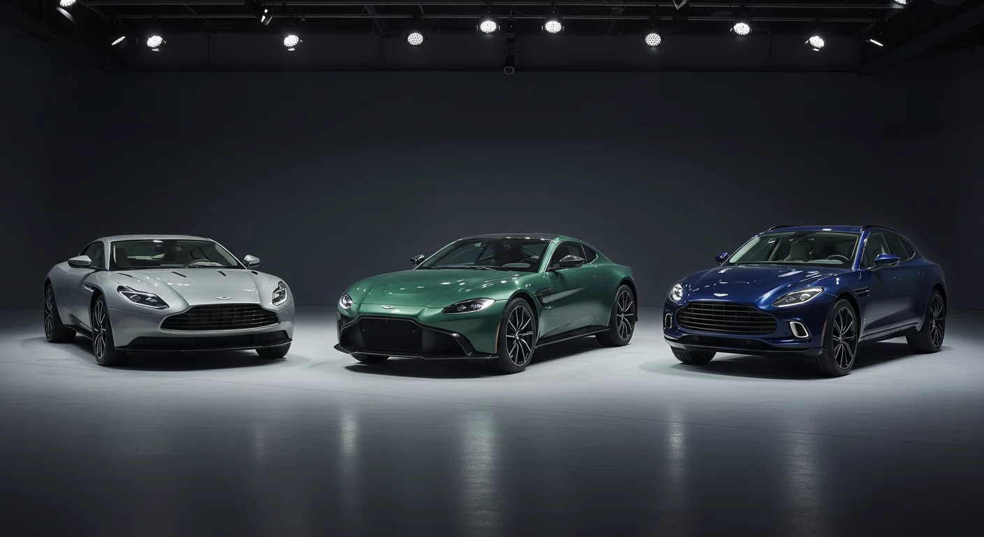 アストンマーティンの人気モデルラインナップ