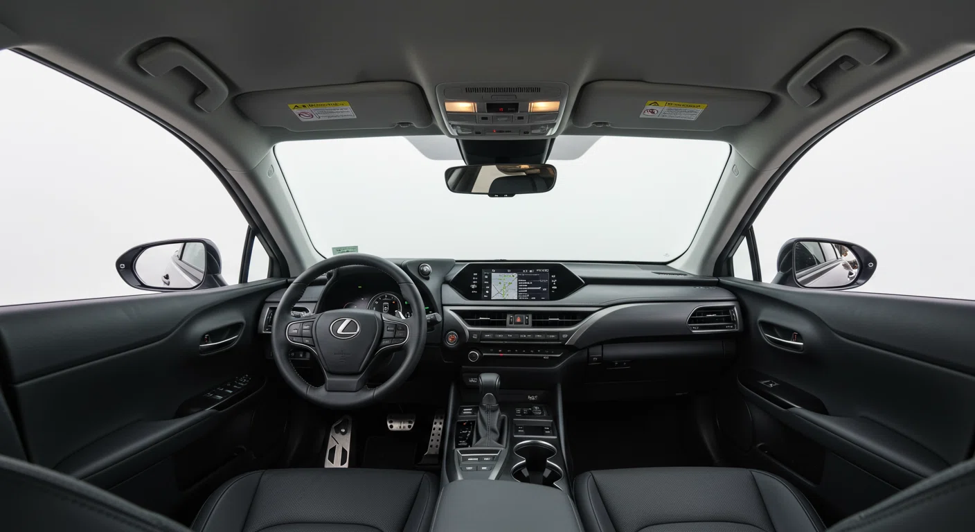 レクサスUXの運転席からの視界