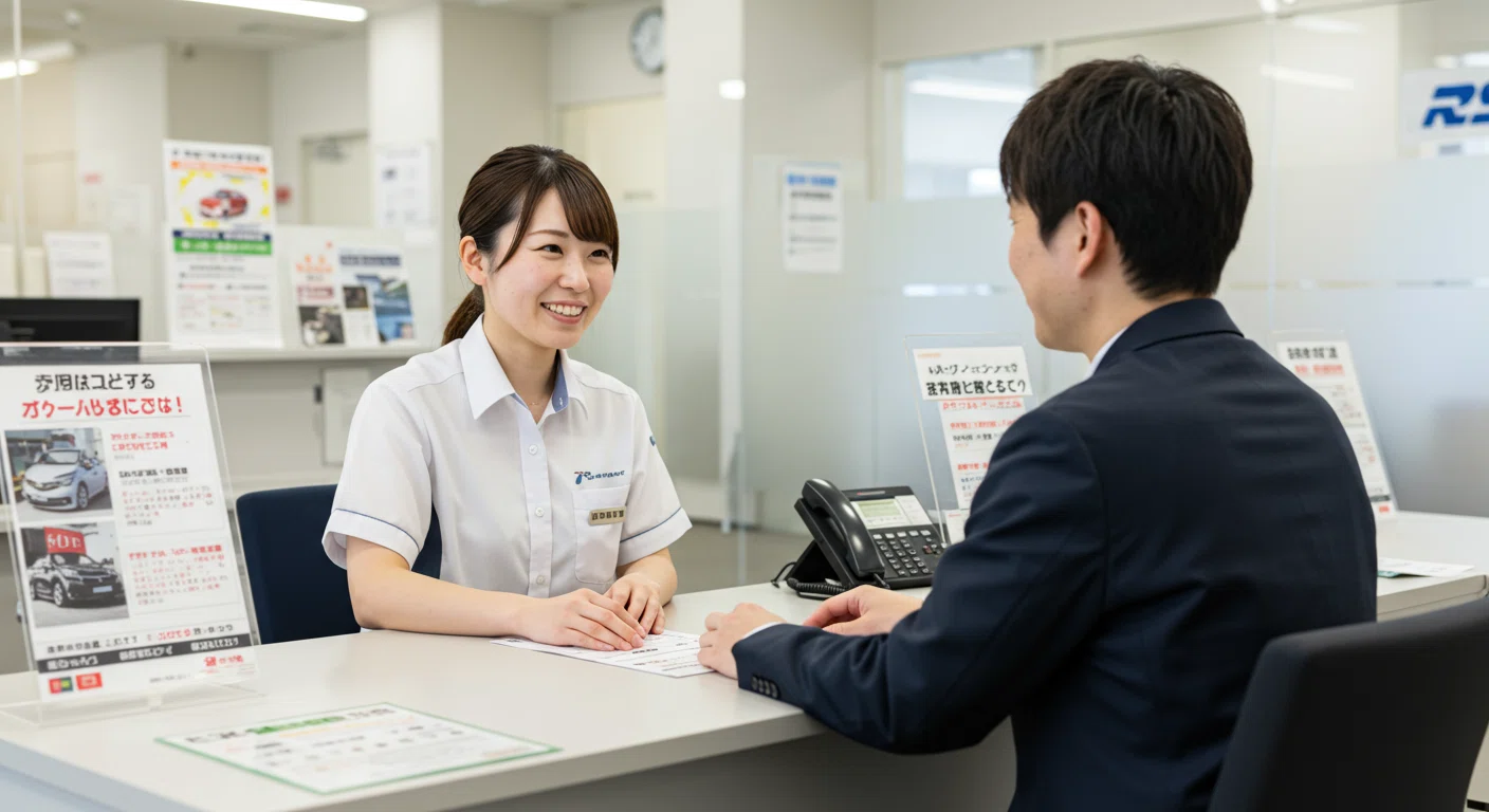 お客様対応をするスタッフ