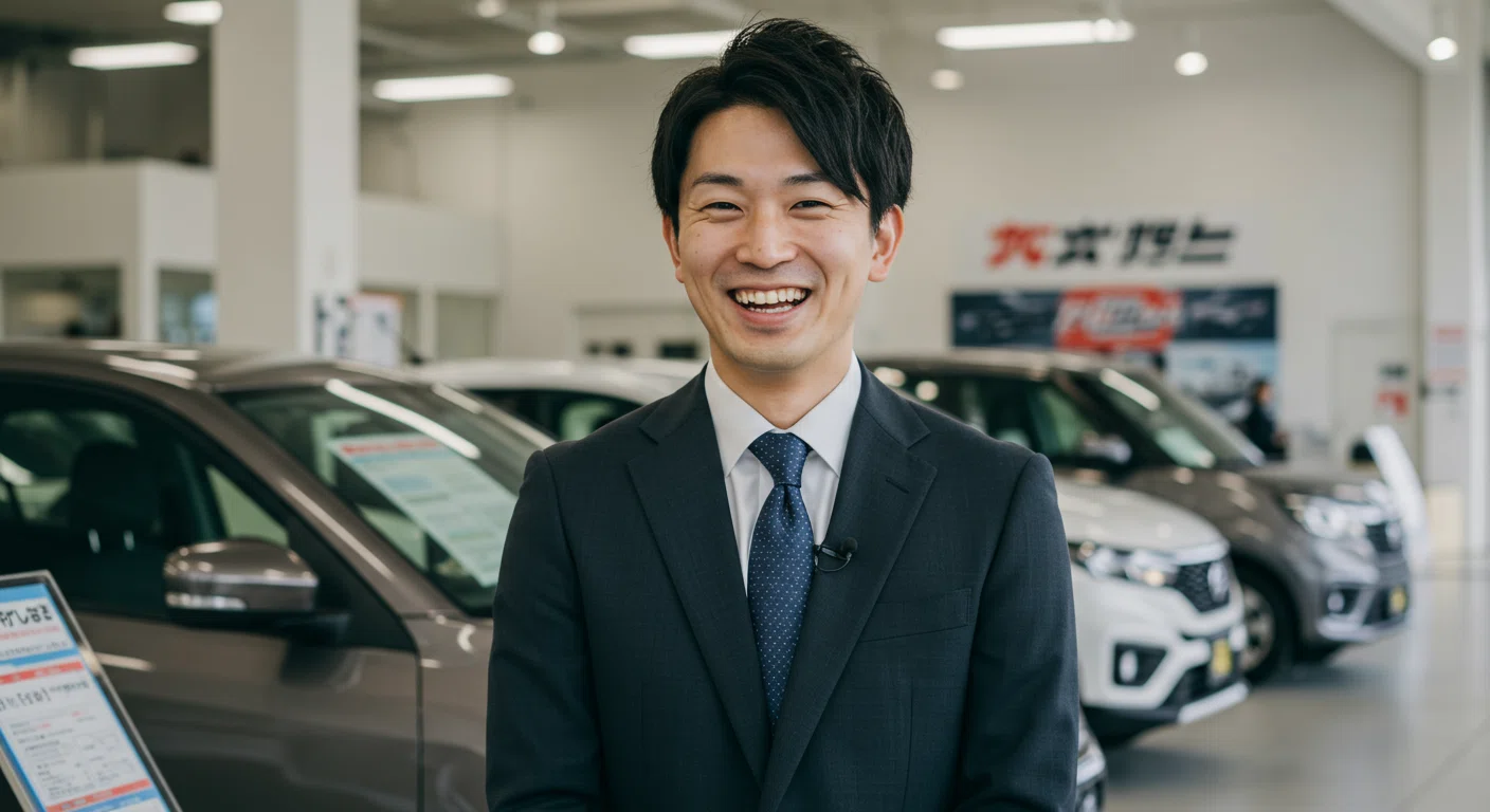 満足そうな表情のお客様