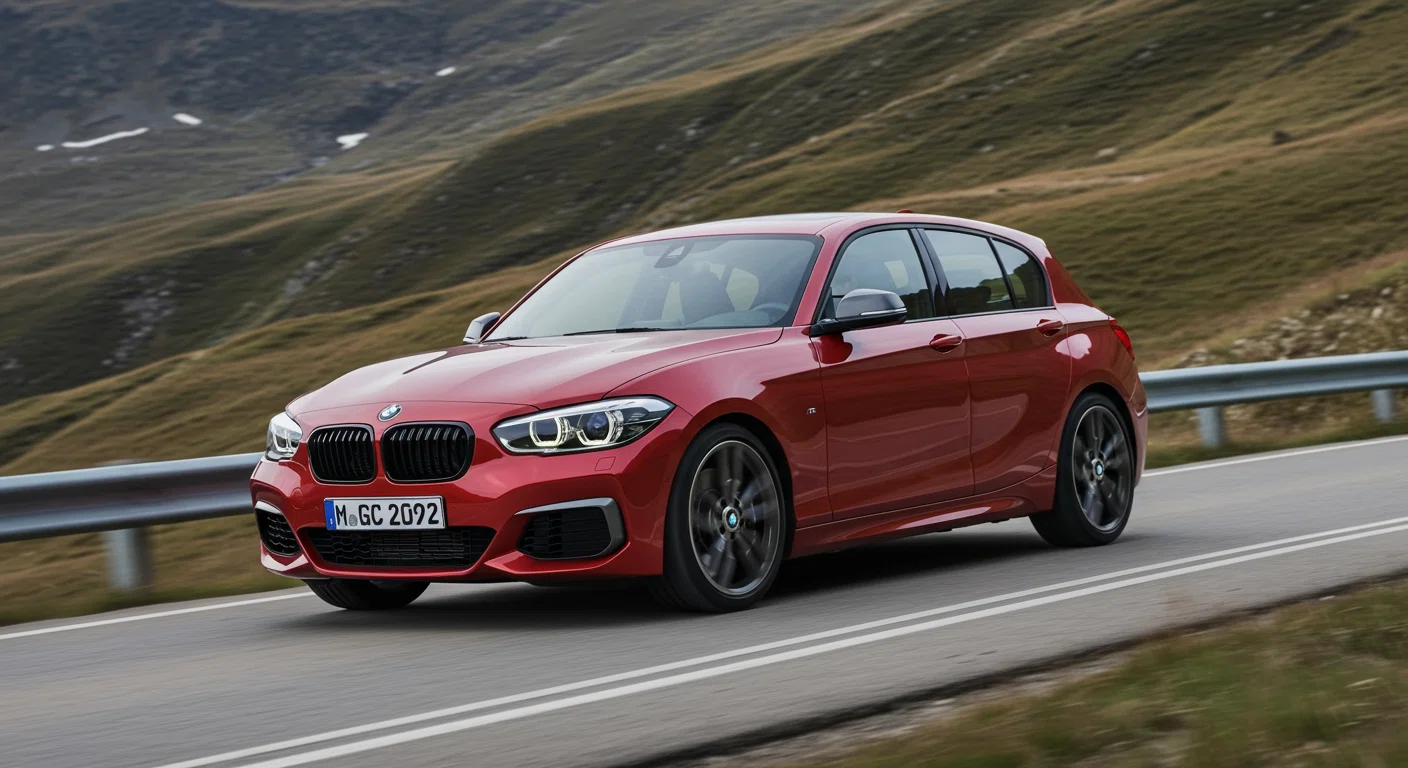 BMW M135 xDriveの走行シーン