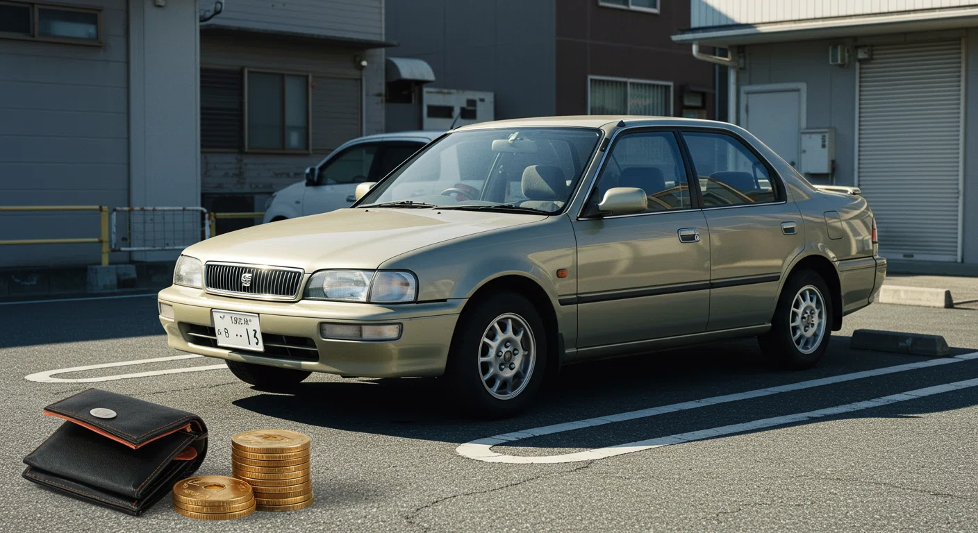 古い車の保険料と補償額の関係を示す画像