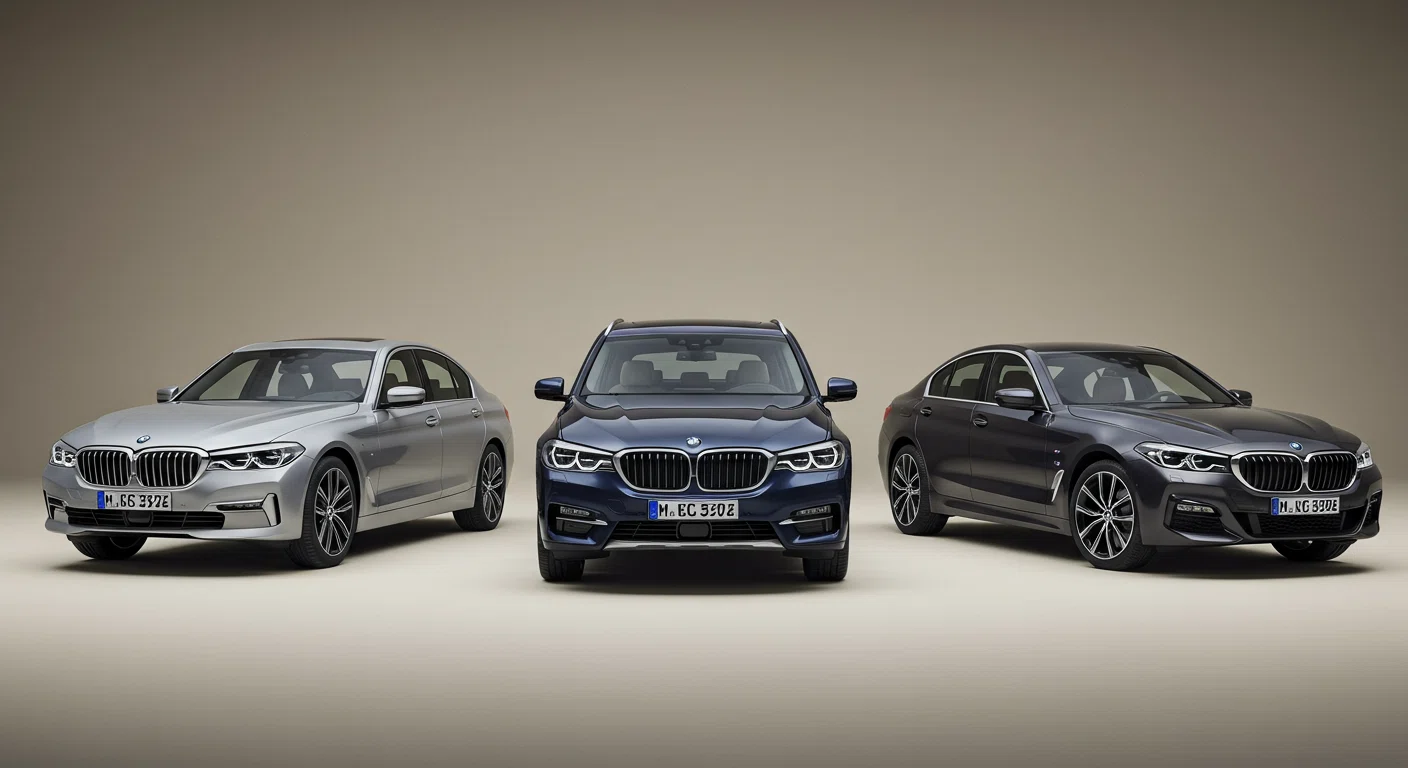 様々なBMWモデルの比較画像