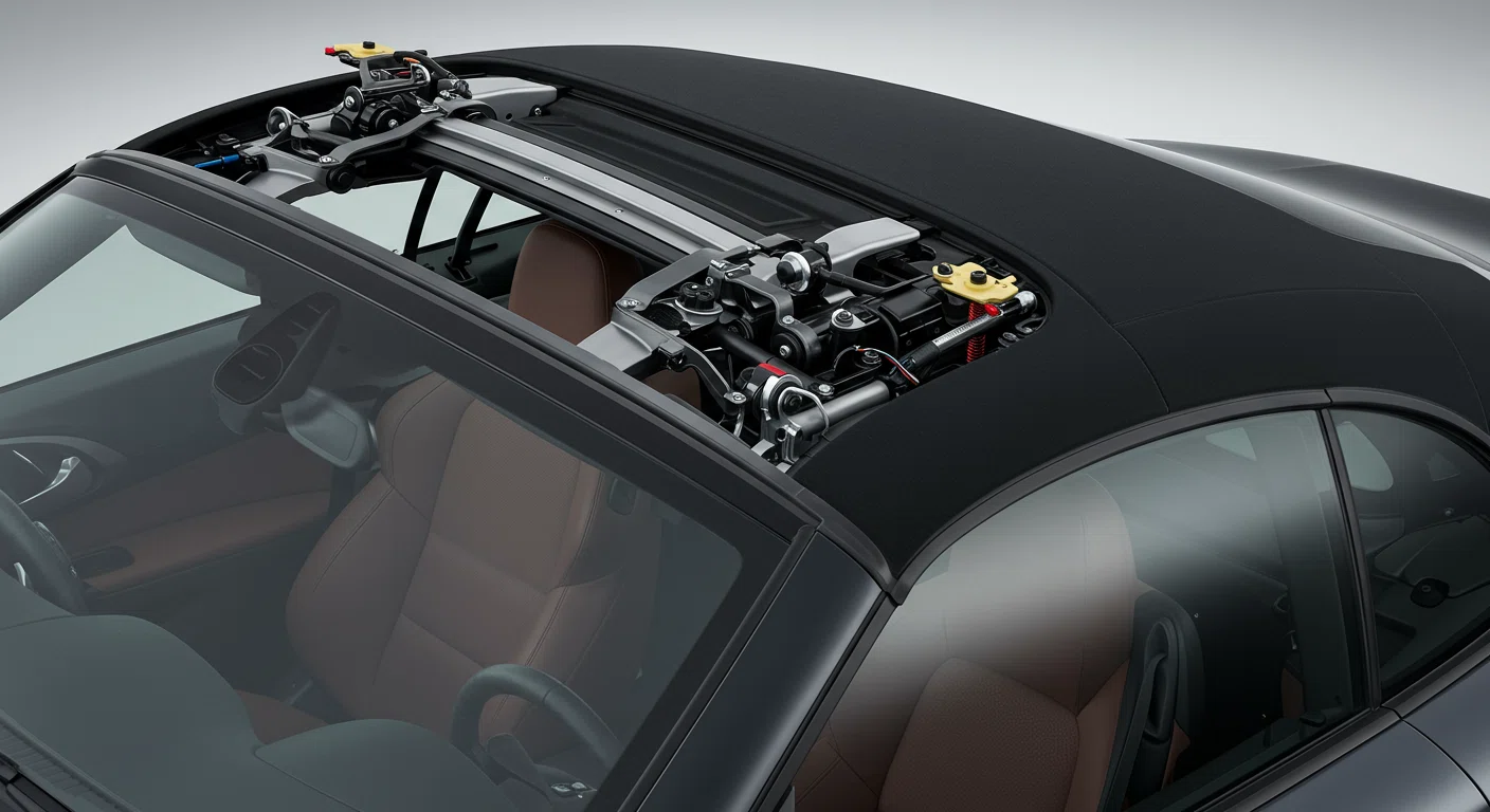 BMW Z4の電動ソフトトップ機構