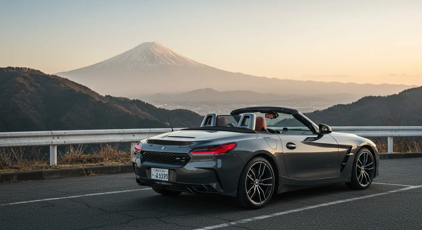 BMW Z4でドライブを楽しむオーナー