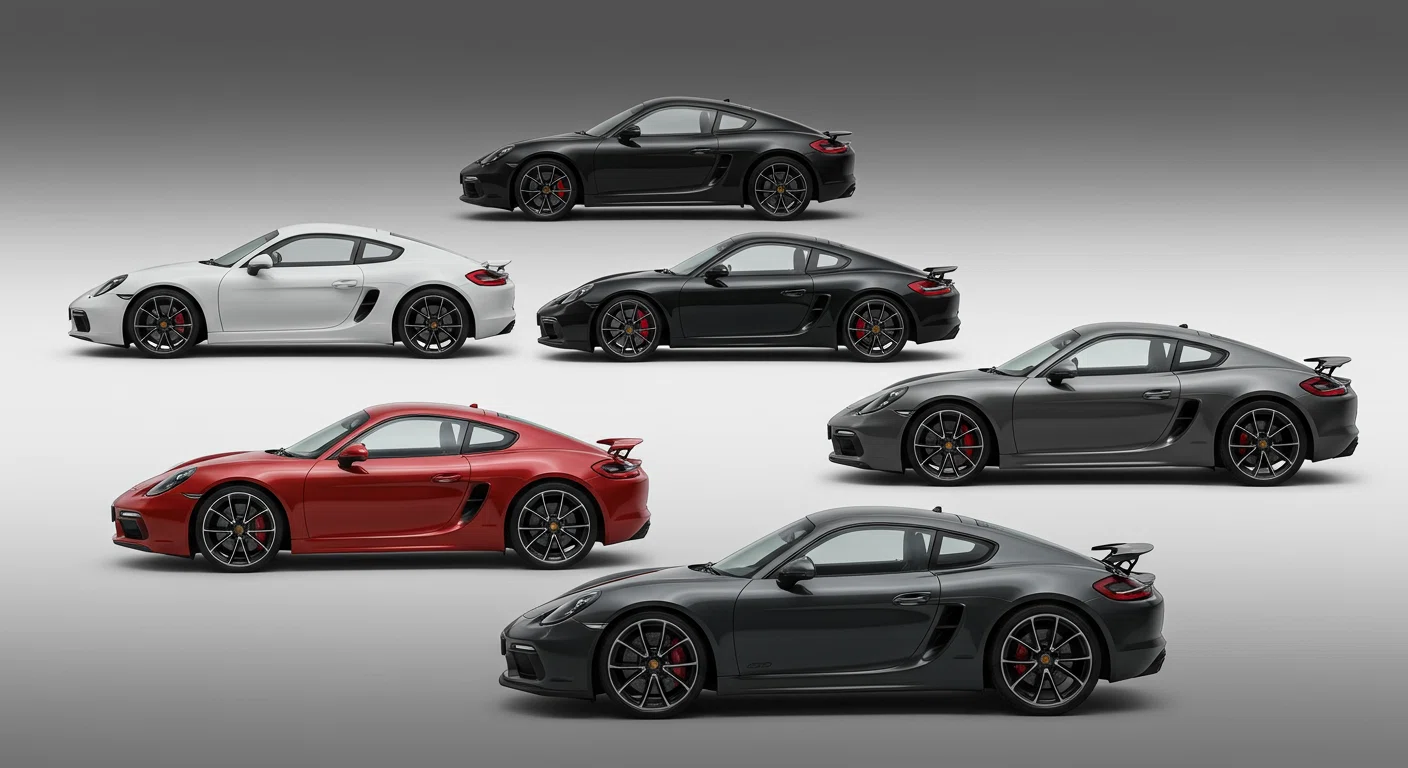 ポルシェケイマンのモデルラインナップ