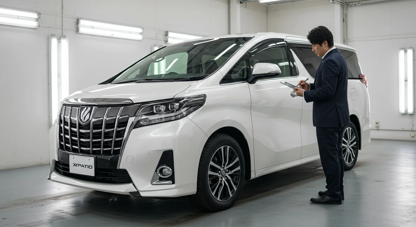 車の売却・査定の様子