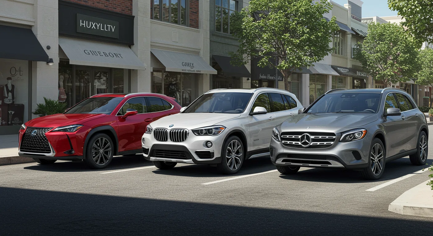 プレミアムコンパクトSUV3台の比較イメージ