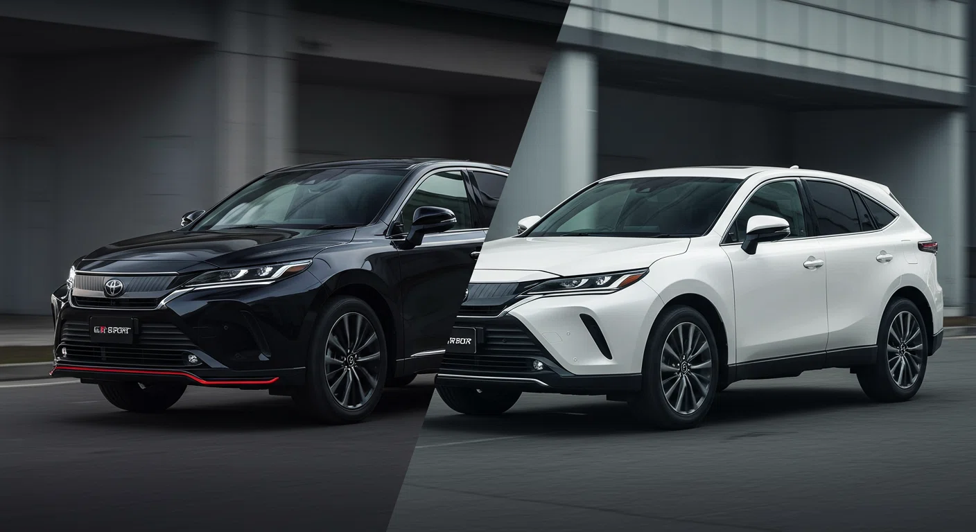 新型ハリアーのGRモデルとモデリスタモデル