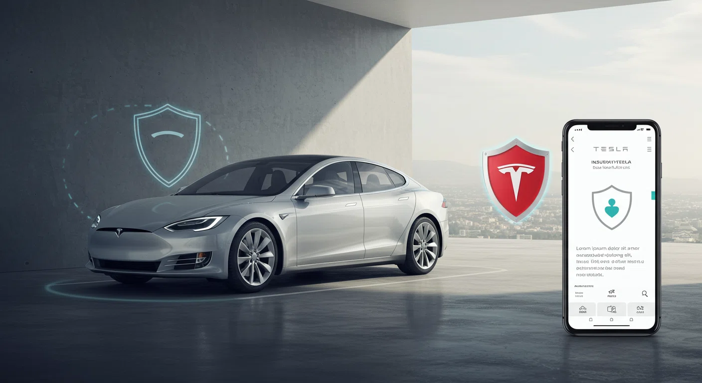 InsureMyTeslaのサービス概要イメージ