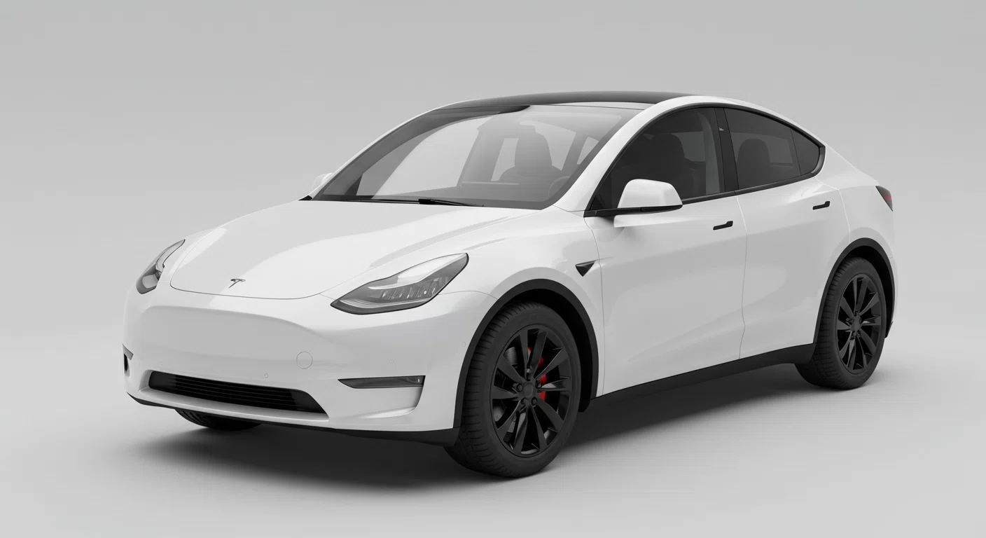 テスラ,Model Y,モデル,維持費,ローン返済,充電コスト,テスラ Model Y の外観と特徴を示すイラスト