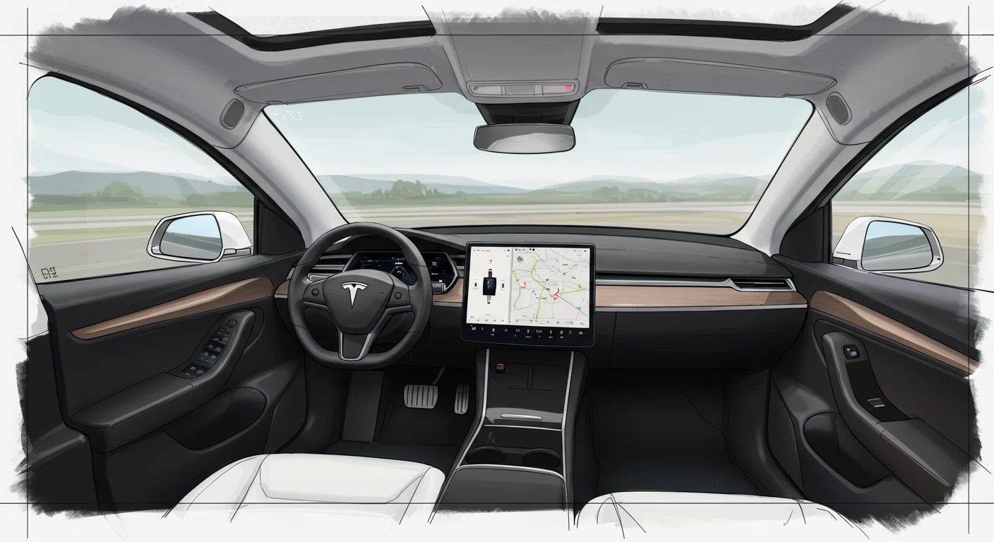 テスラ Model Y の内装