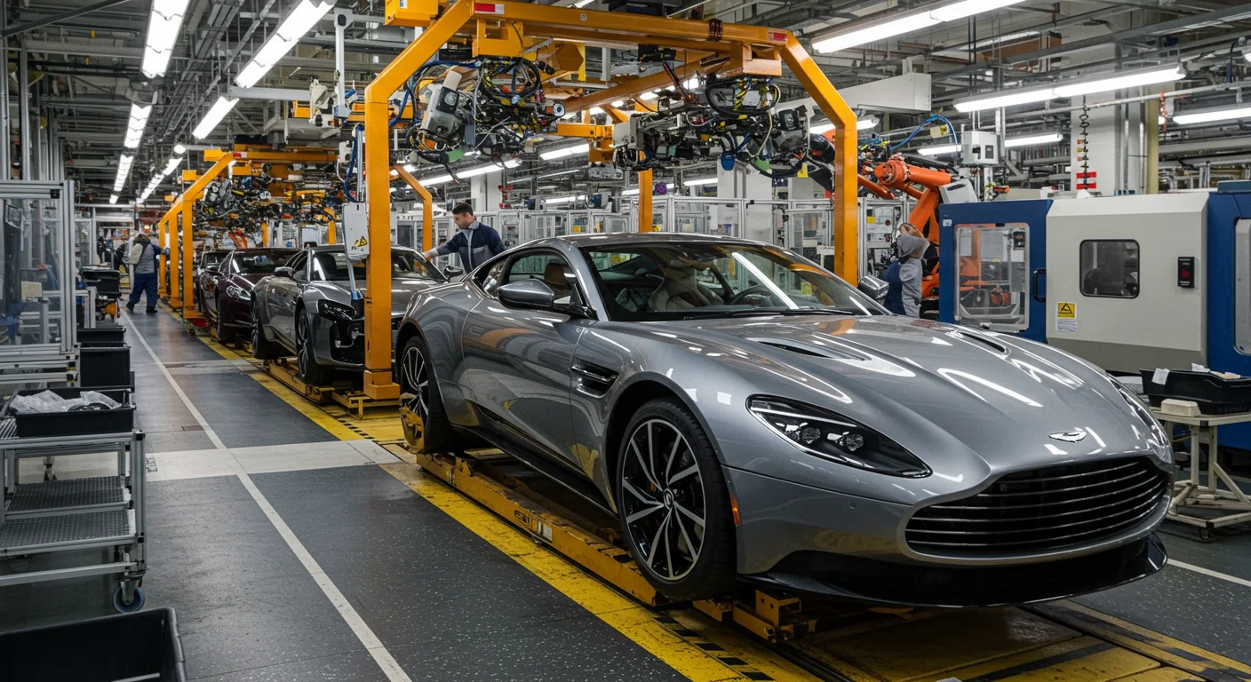 アストンマーチン,中古車,安い理由,おすすめモデル,アストンマーチンの生産ライン