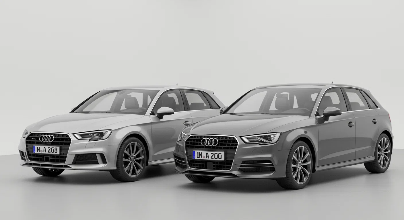 アウディA3と国産車の比較イメージ