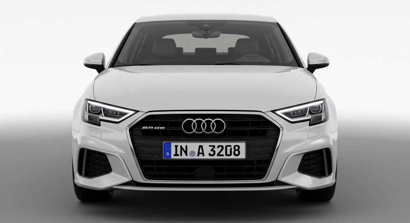 アウディ A3スポーツバック 2023年モデルのフロントビュー