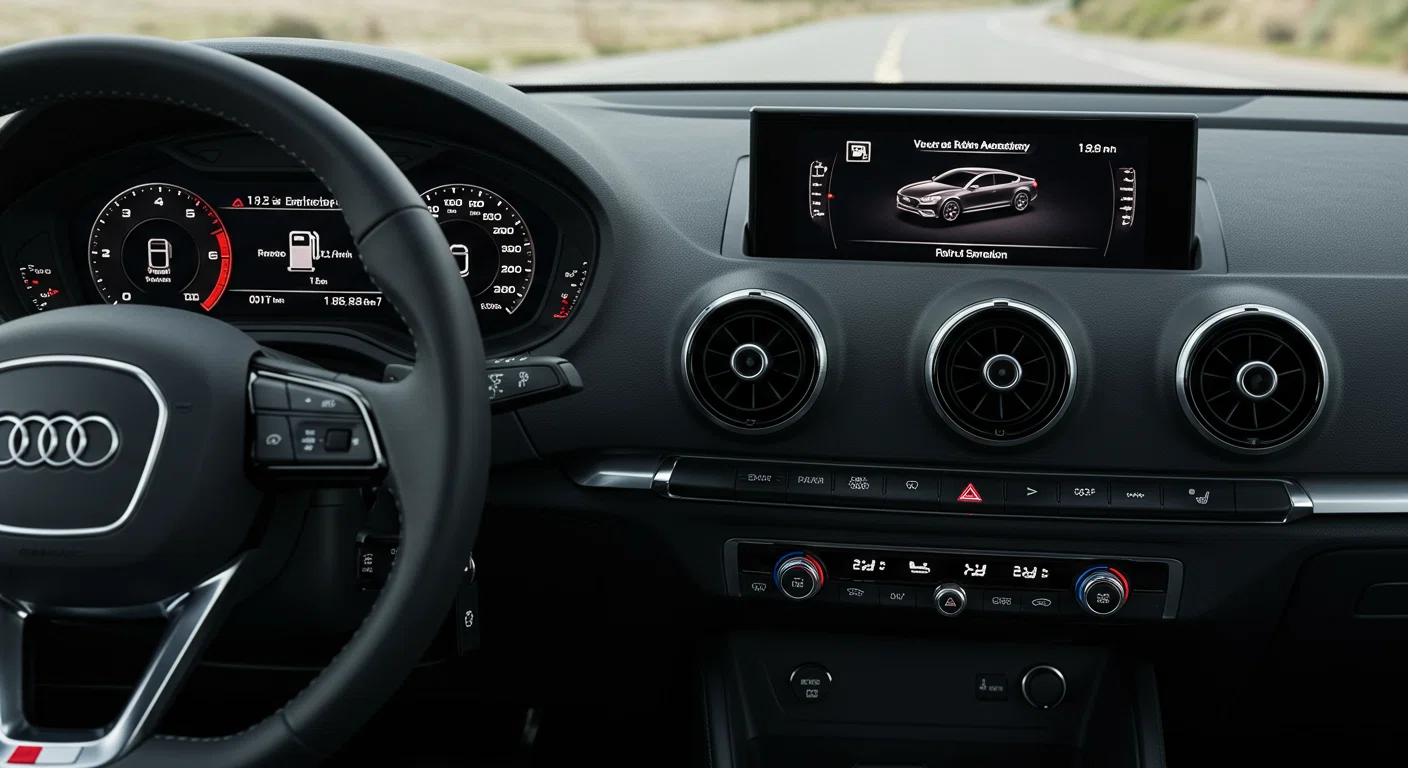 アウディ A3スポーツバック 2023年モデルのコックピット