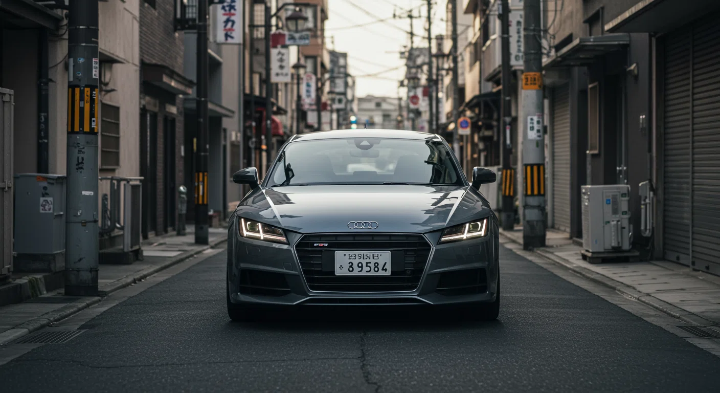 都市部の狭い道でも扱いやすいアウディTT