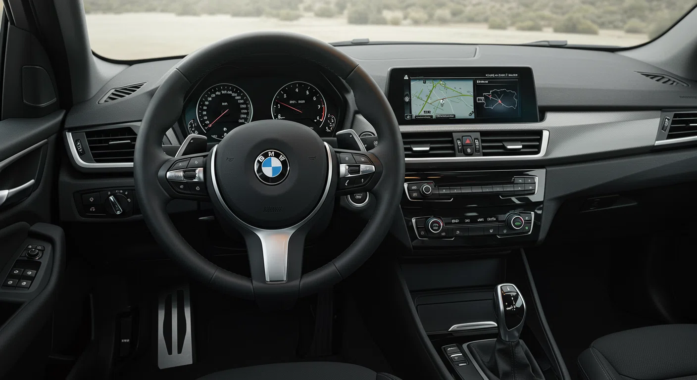 BMWアクティブツアラーのコックピット