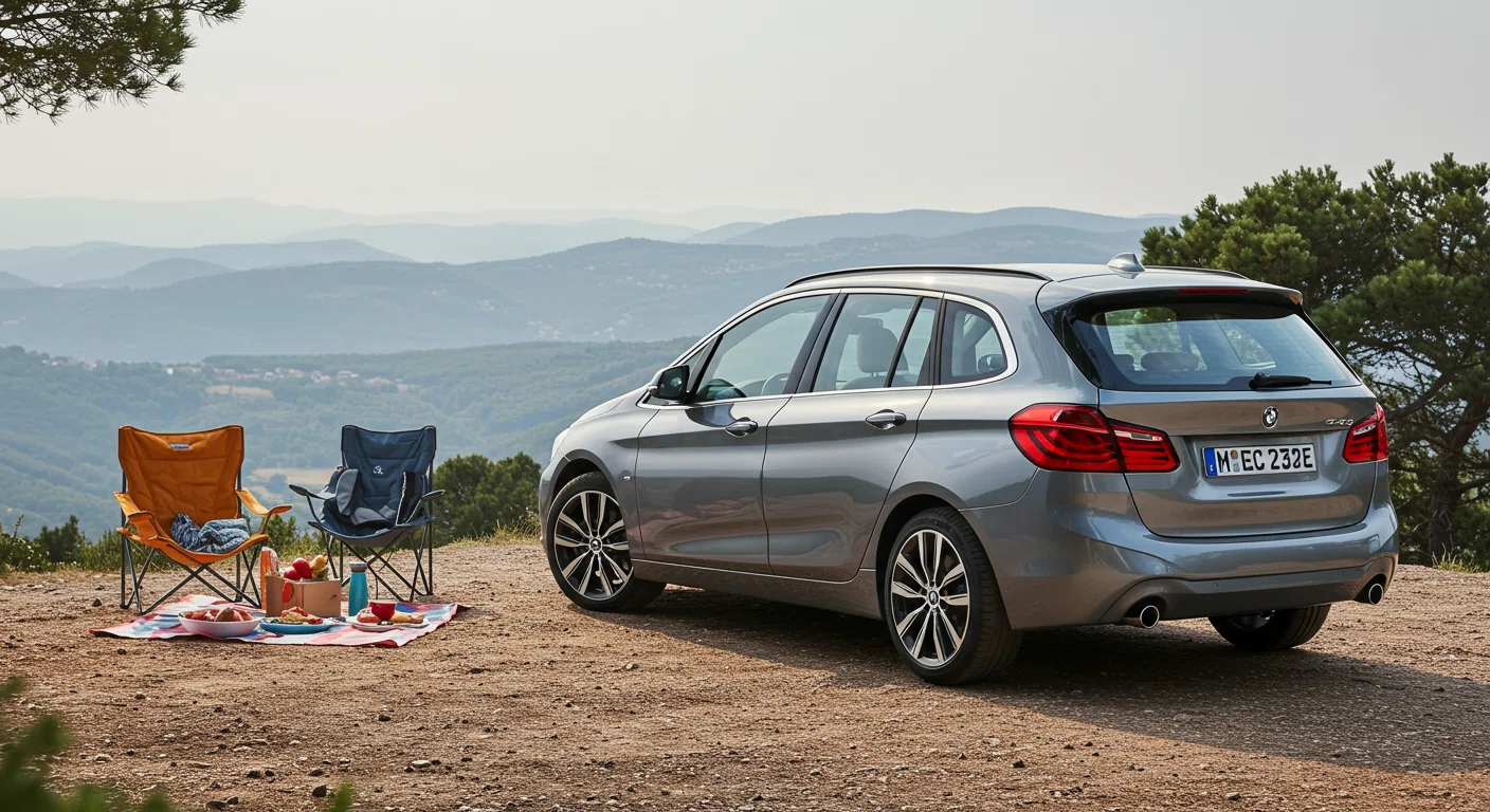 BMWアクティブツアラーのファミリーユースシーン
