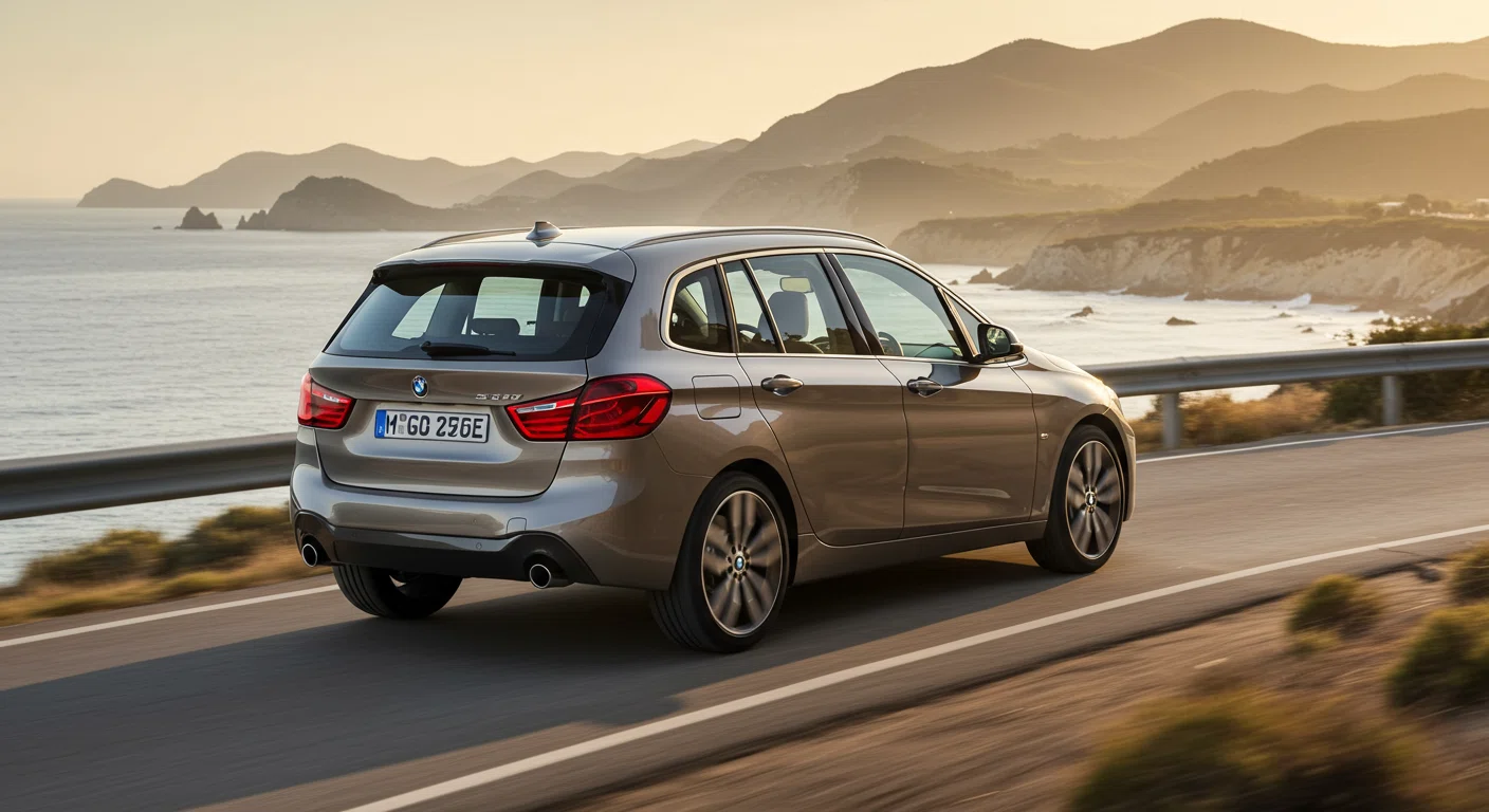 走行中のBMW アクティブツアラー