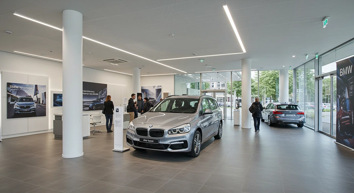 BMWのショールーム展示