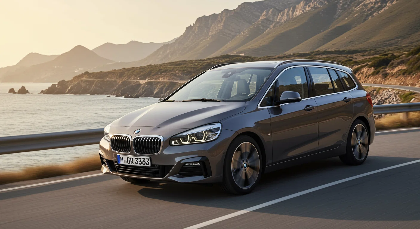 BMWアクティブツアラーの走行シーン