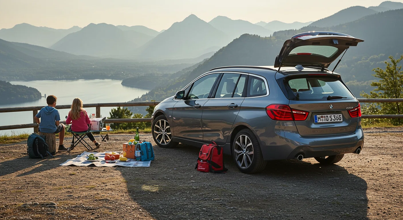 BMWアクティブツアラーと家族