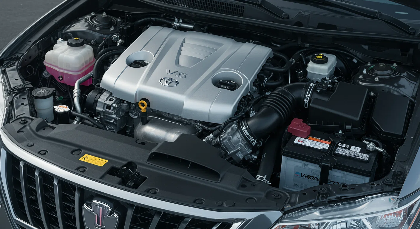 ゼロクラウン V6エンジンルーム