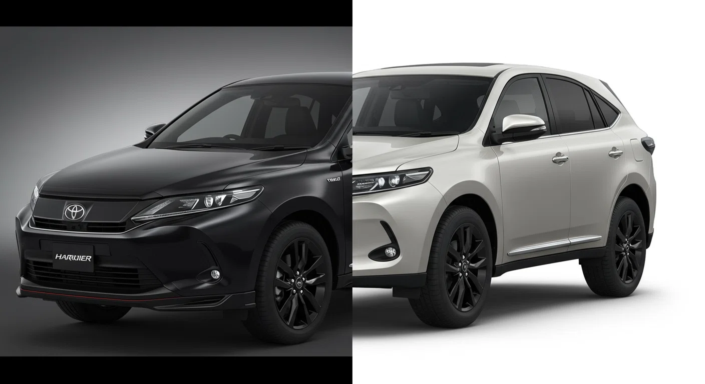ハリアー ナイトシェードと通常モデルの比較