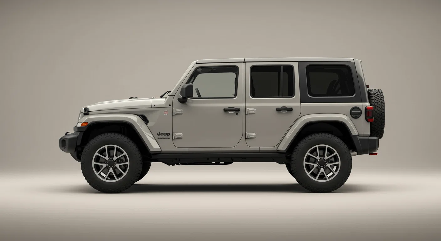 ジープJeepラングラーの車重軽減と空力改善のポイント