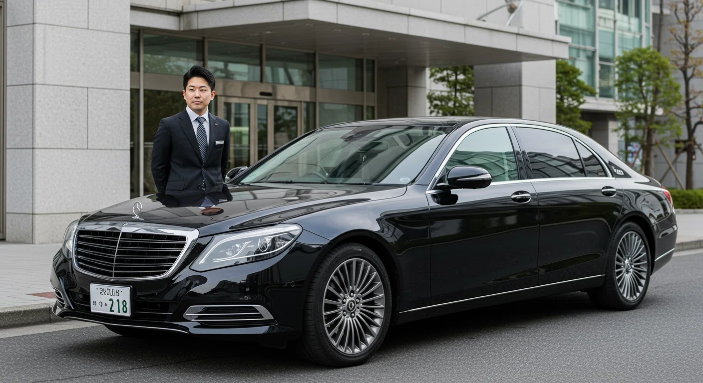 高級車と専属ドライバー