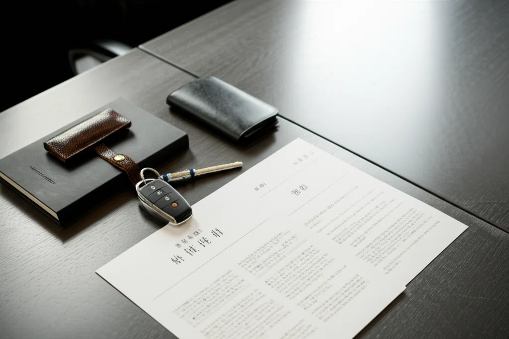 ポルシェ保証書と契約書