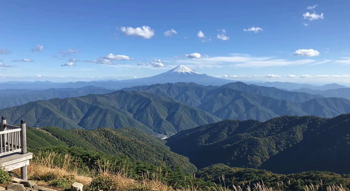 菜の花台展望台からの絶景