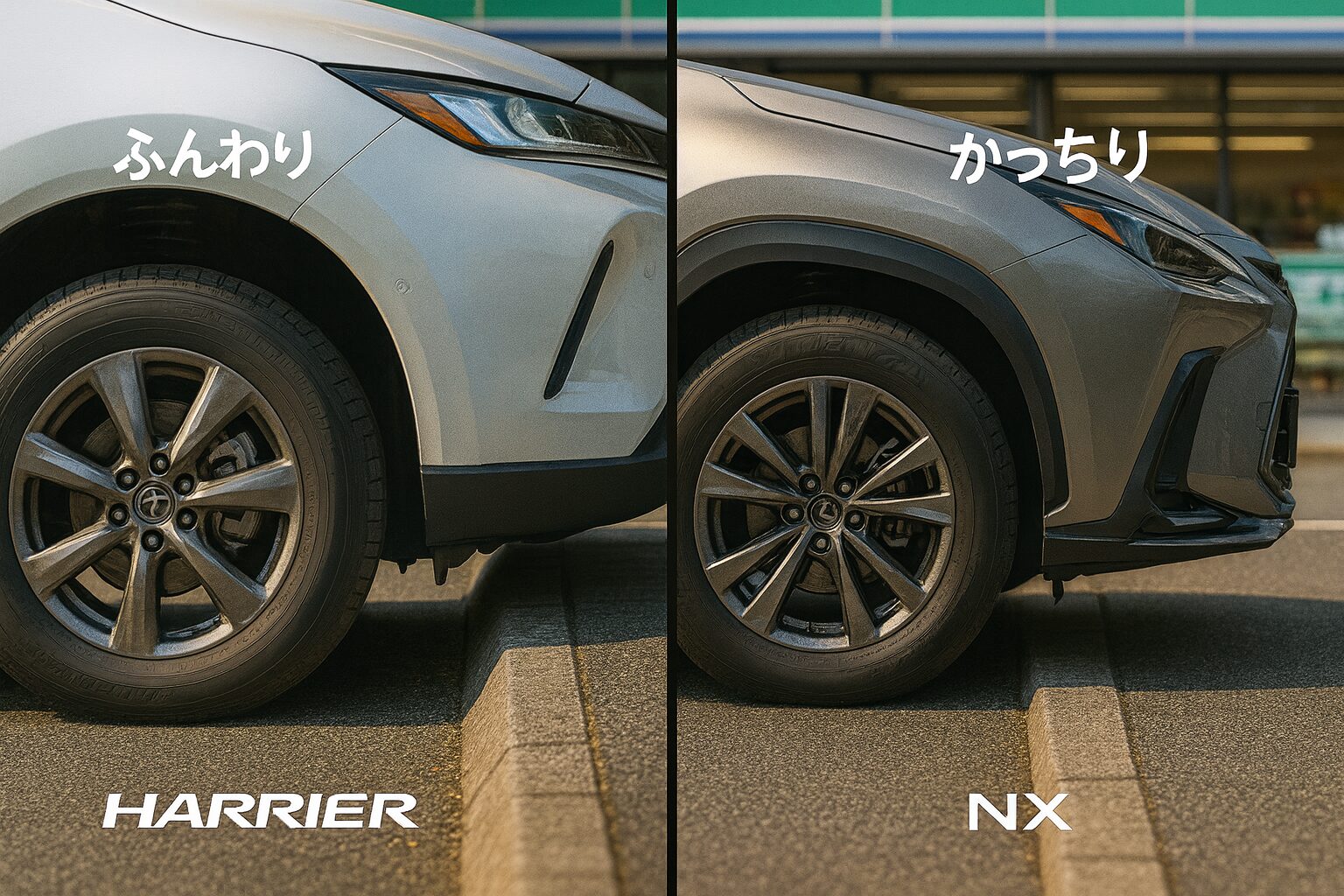 ハリアーとNXの乗り心地｜5つの決定的な違い