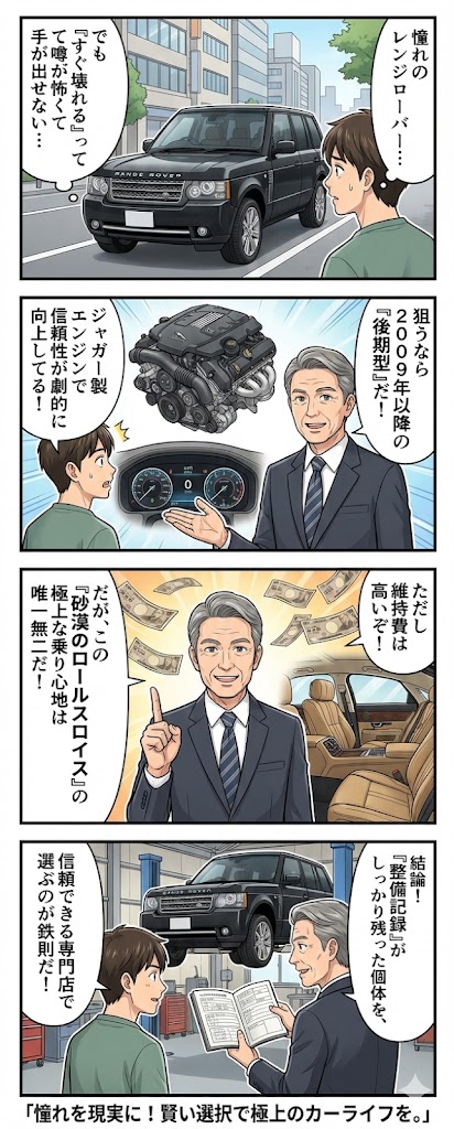 レンジローバー3rd後期 中古車選びの極意｜高級SUVを賢く手に入れる7つの秘訣と失敗しない購入術